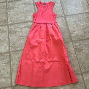 NWOT pretty coral maxi dress